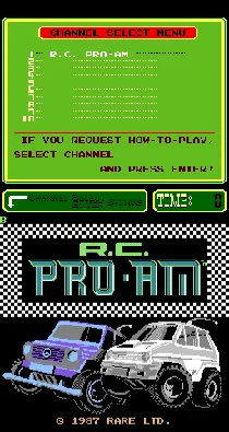 PlayChoice-10: RC Pro Am screen shot title